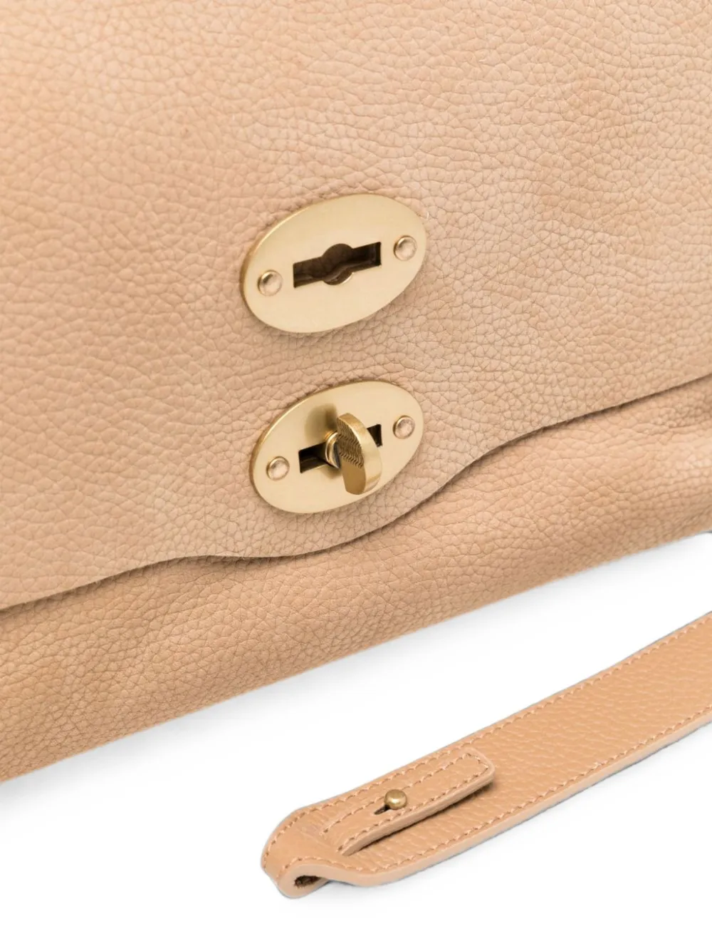 Zanellato Postina Jones leren shopper Beige