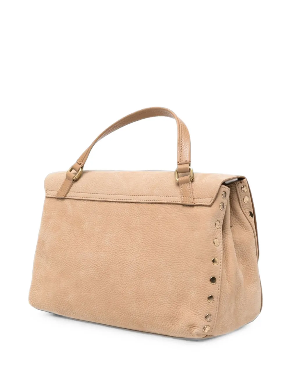 Zanellato Postina Jones leren shopper Beige