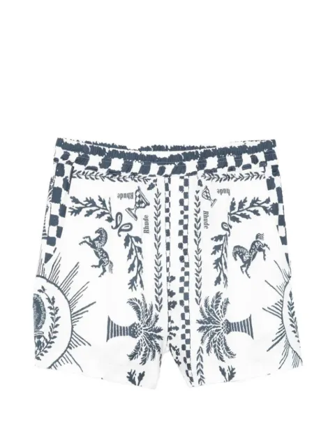 RHUDE graphic-print shorts