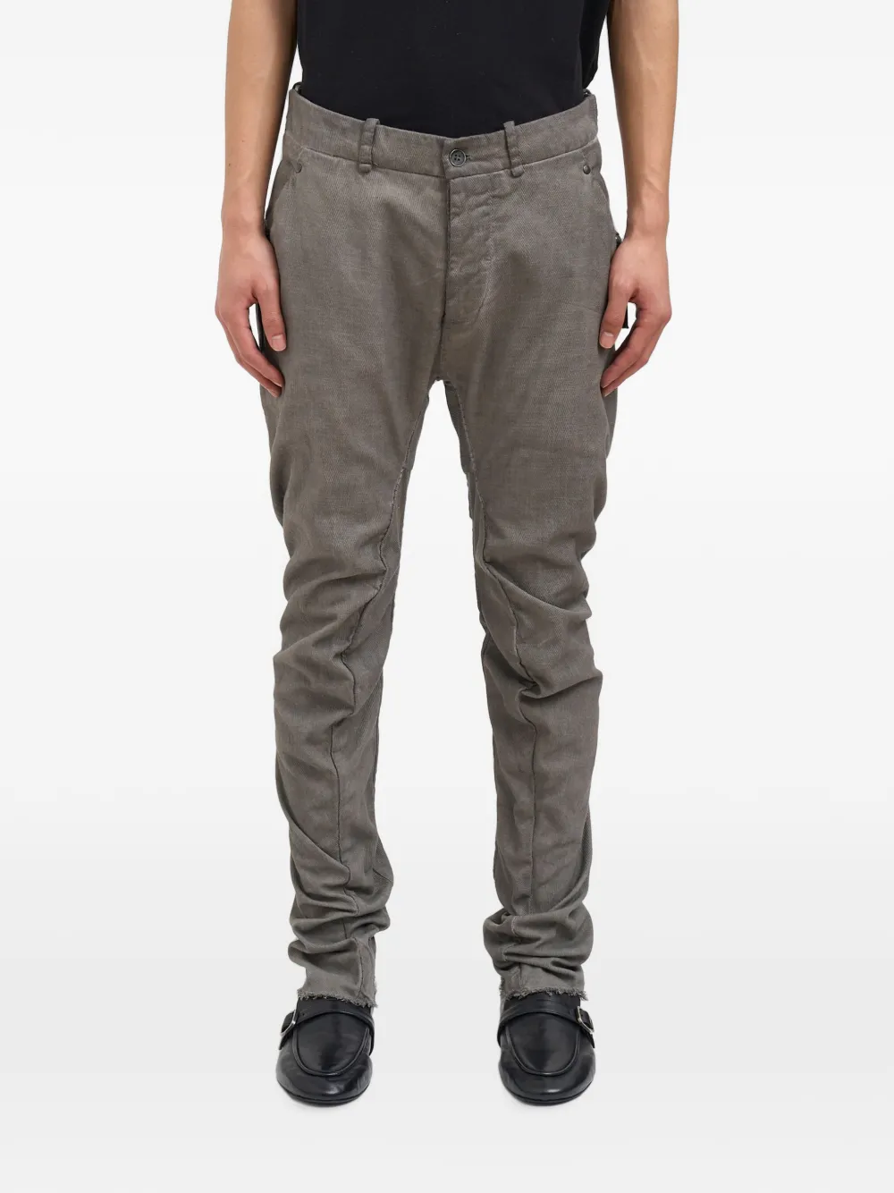 Masnada slim-fit panelled trousers