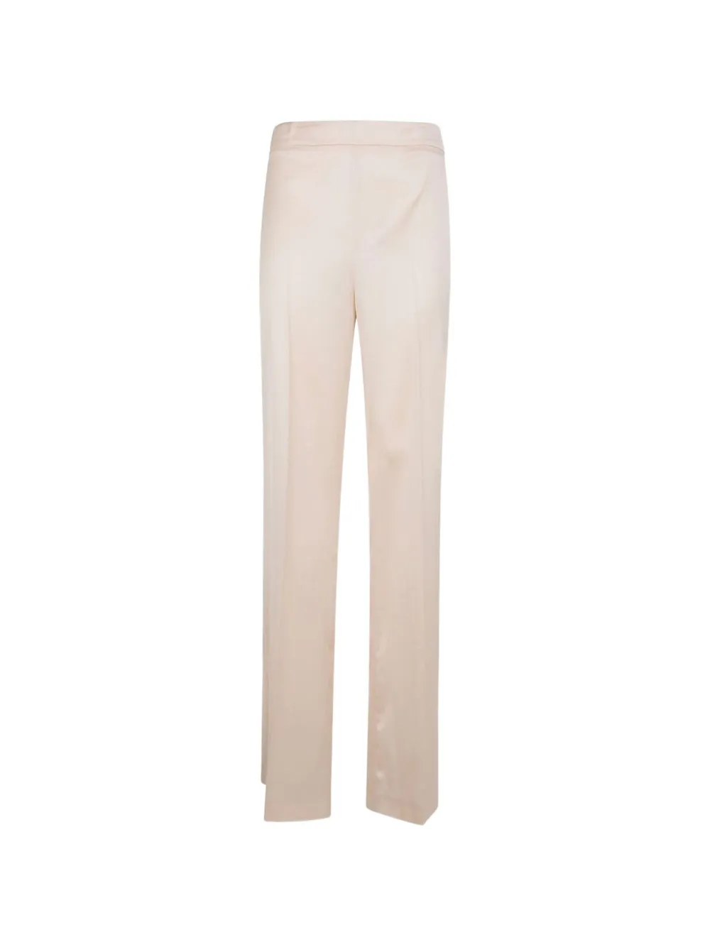 TWINSET satin-finish straight-leg trousers