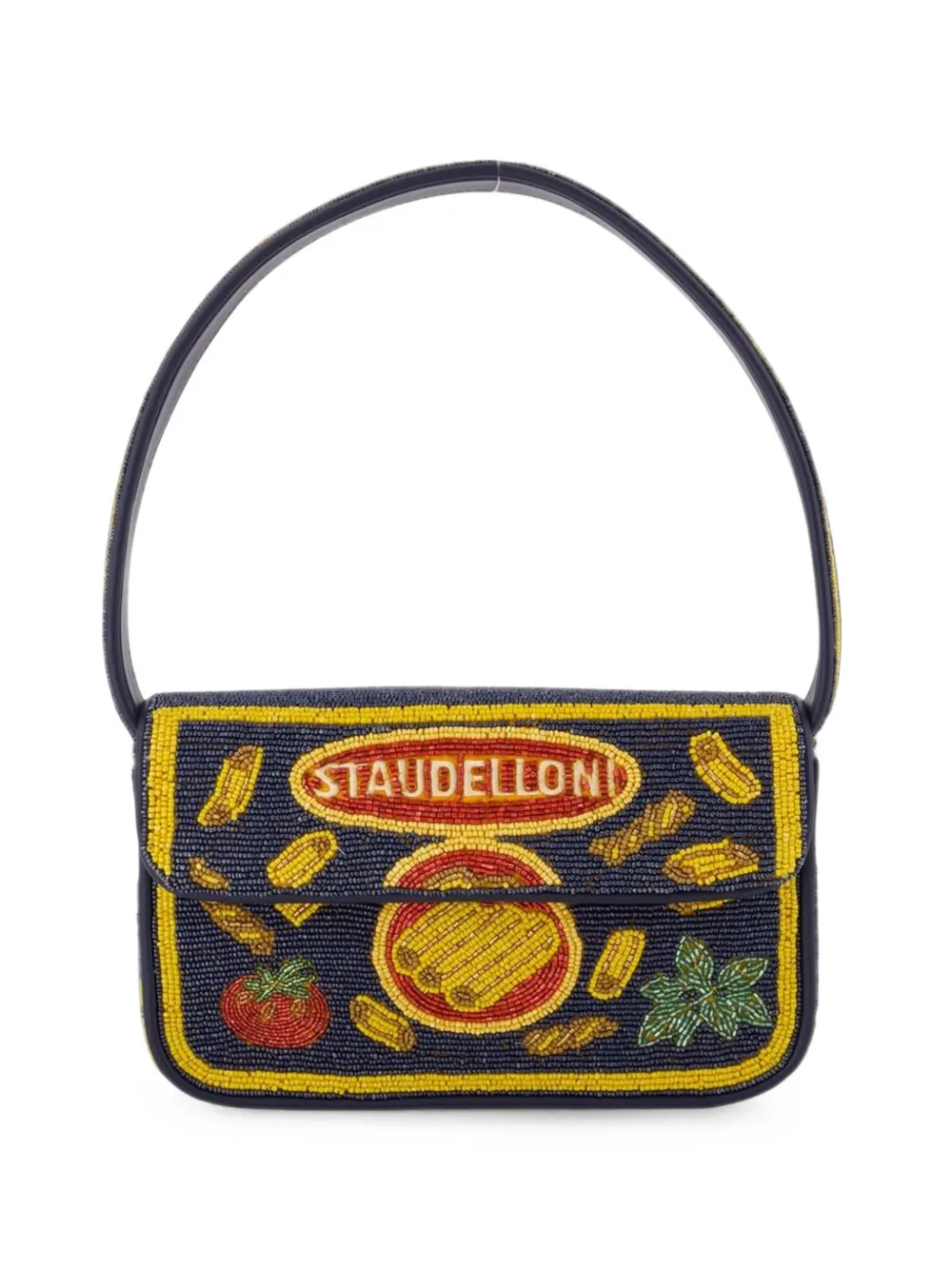 STAUD Tommy beaded shoulder bag