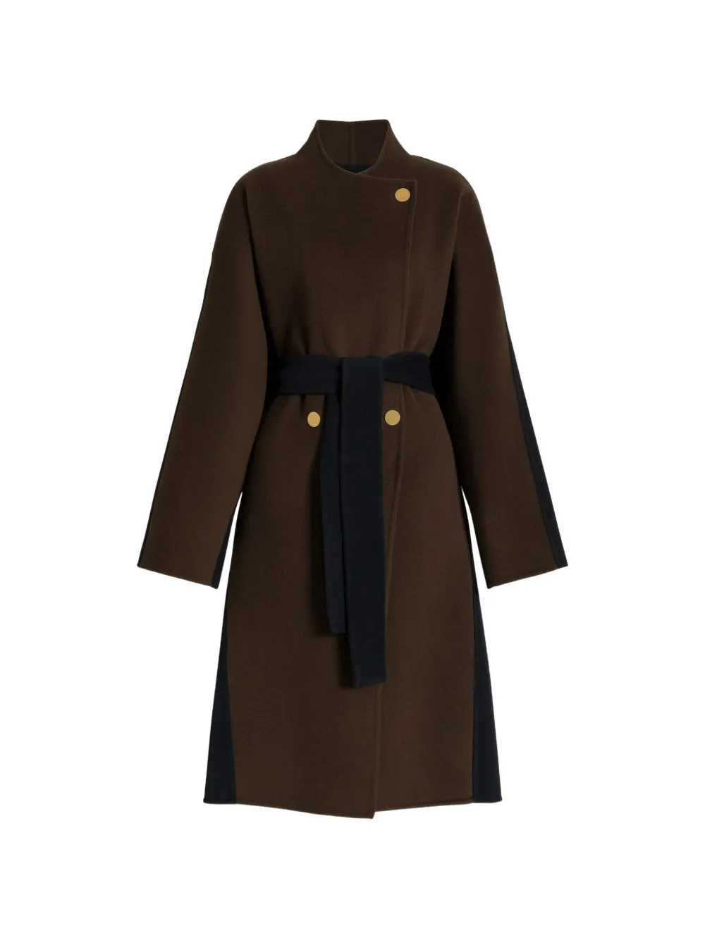 Alberta Ferretti belted double-breasted coat