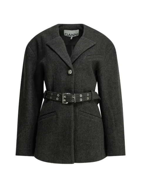 GANNI jacket in grey wool