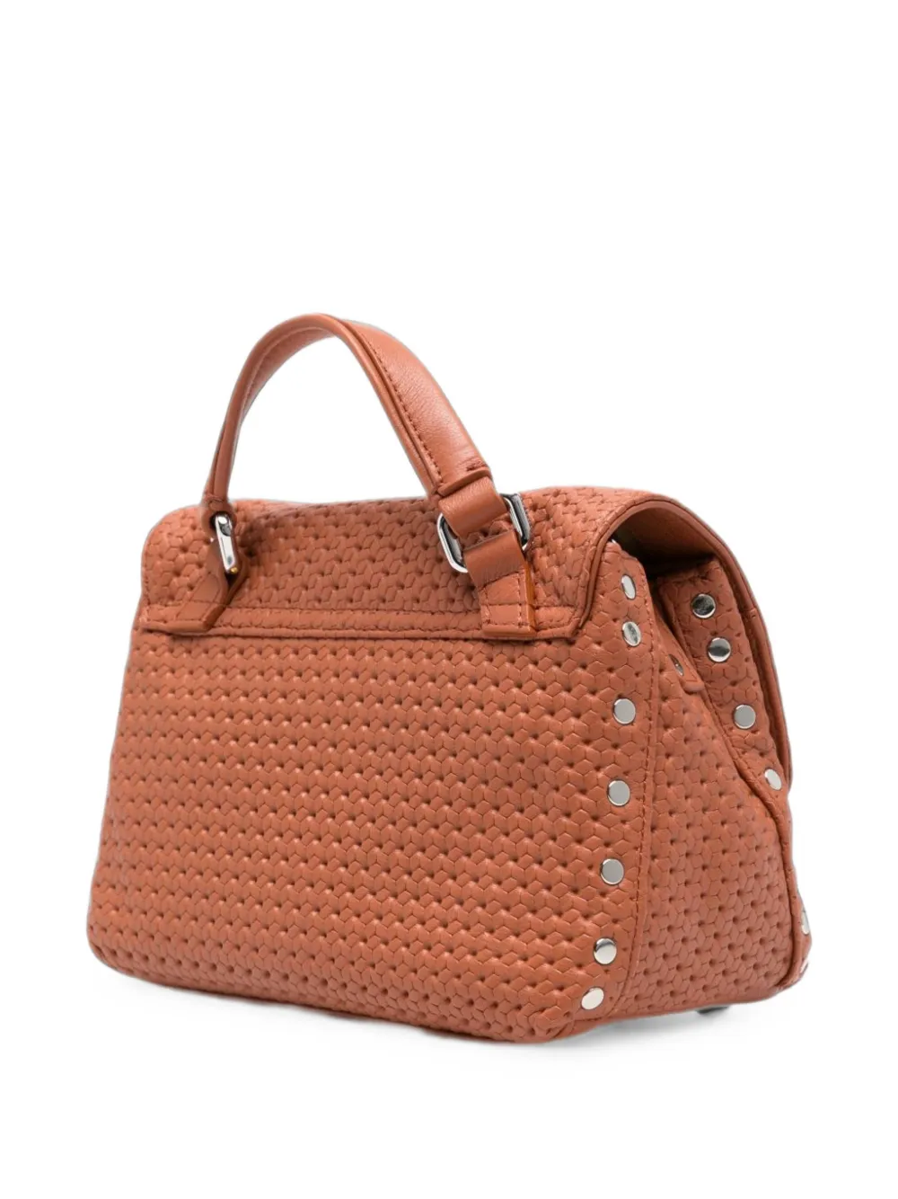 Zanellato Baby Postina Casa Venissa geweven leren shopper Bruin