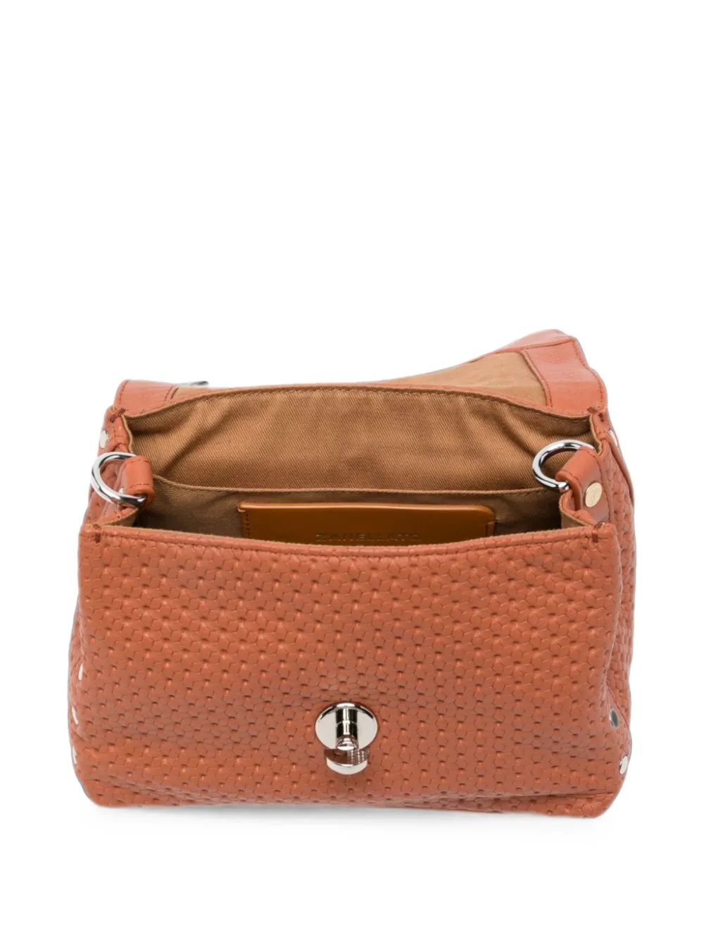 Zanellato Baby Postina Casa Venissa geweven leren shopper Bruin