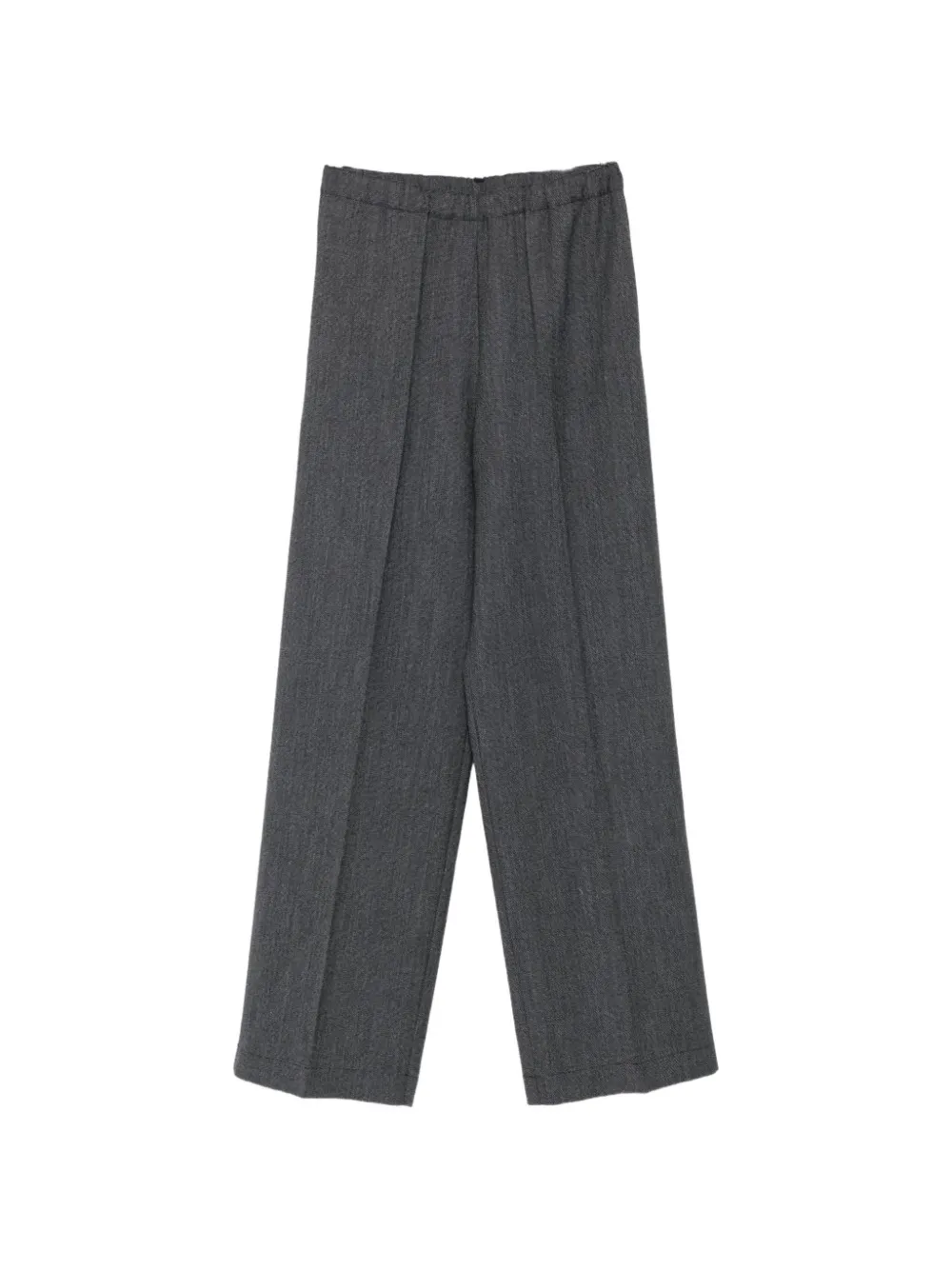 Fabiana Filippi pantalon ample à design plissé - Gris Fabiana Filippi pantalon ample à design plissé - Gris