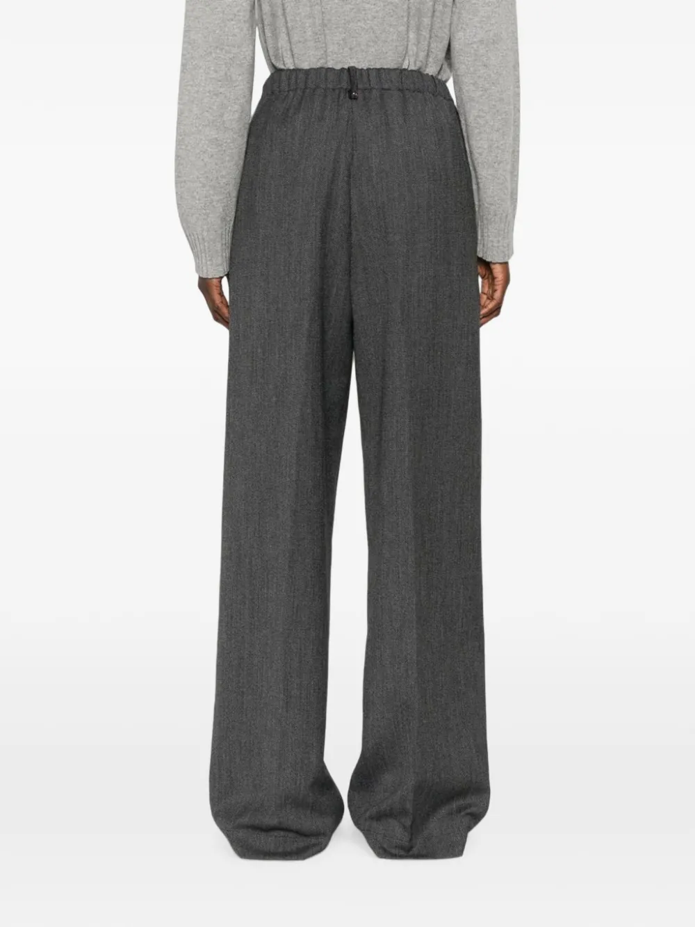 Fabiana Filippi pleated wide-leg trousers Grijs