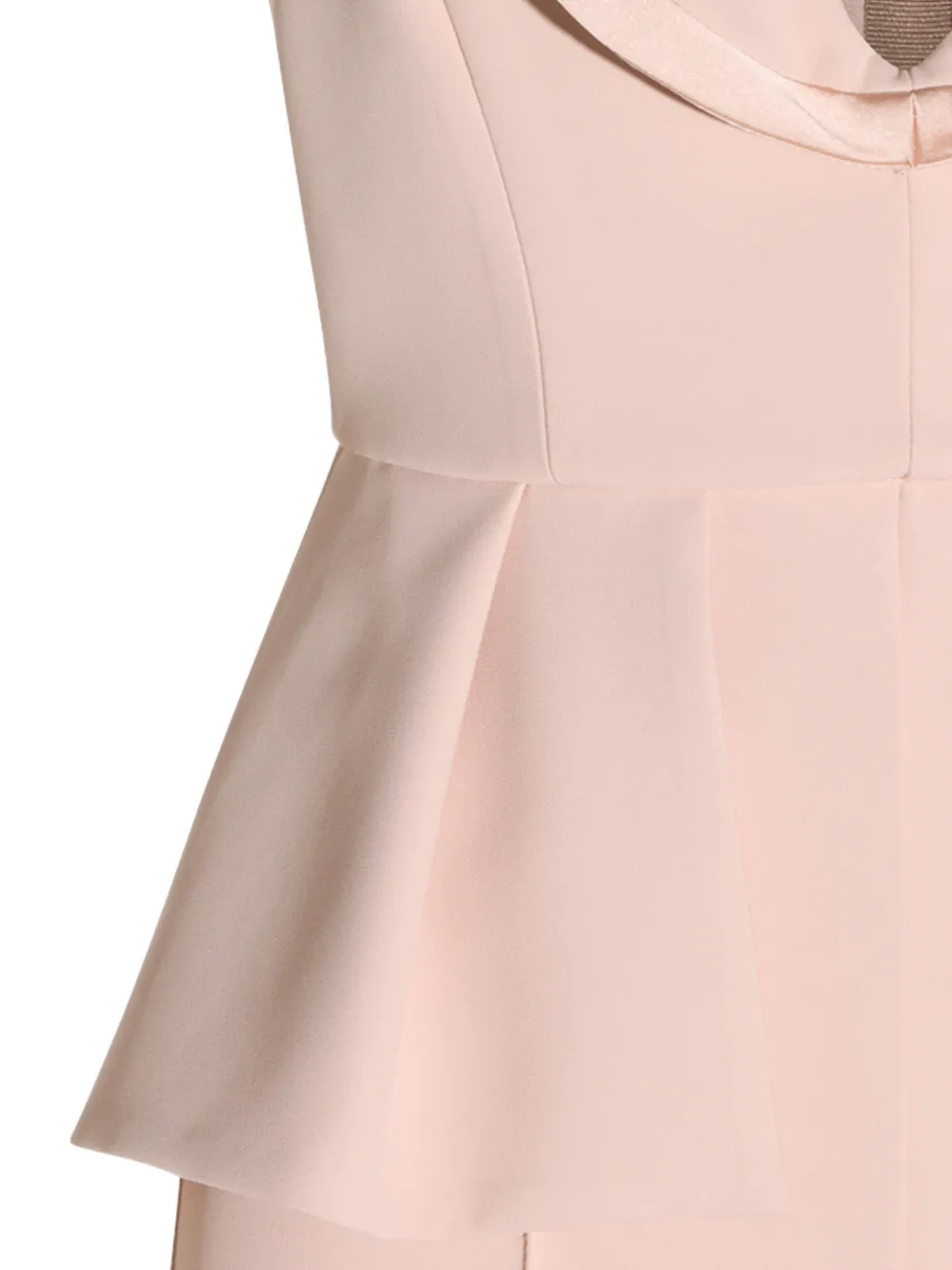 Elisabetta Franchi Jumpsuit met peplum-taille Roze