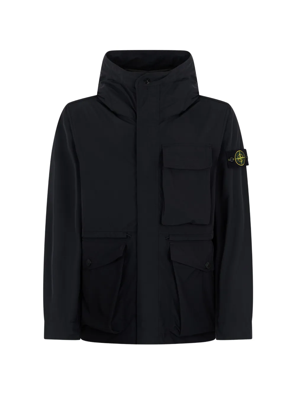 Stone Island hooded multi-pocket jacket