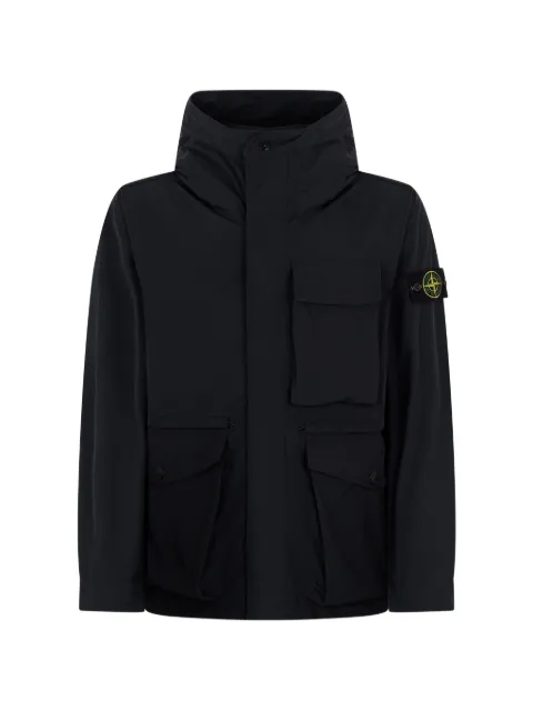 Stone Island hooded multi-pocket jacket