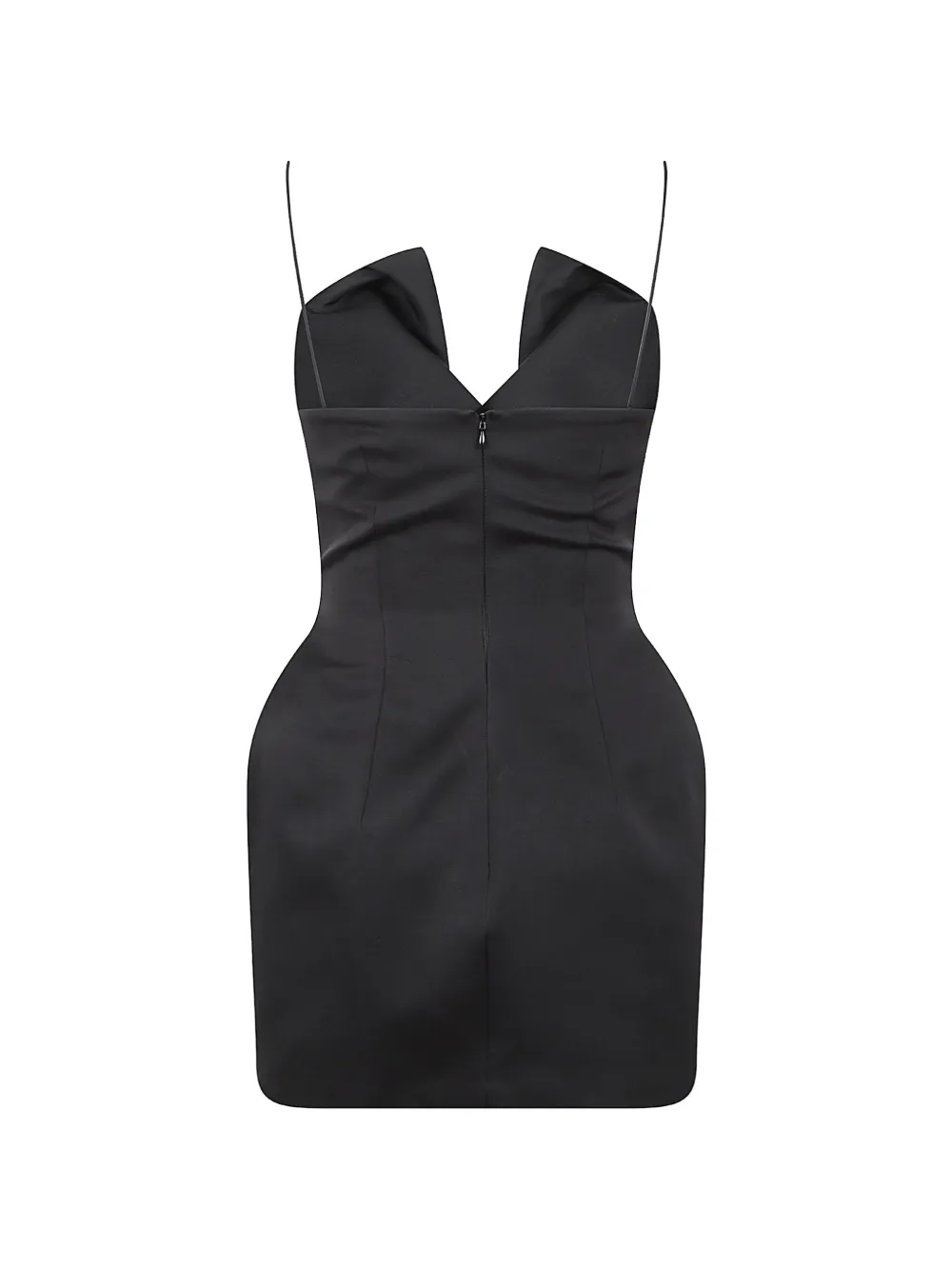 Magda Butrym Mini-jurk met korset en V-hals Zwart