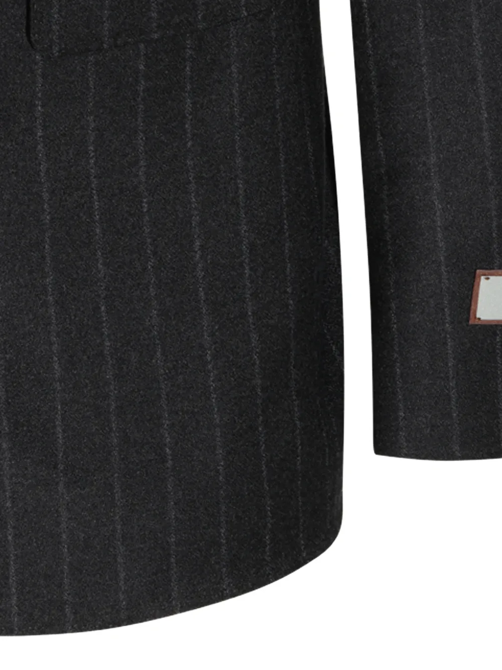 Canali Pak met krijtstreep Grijs