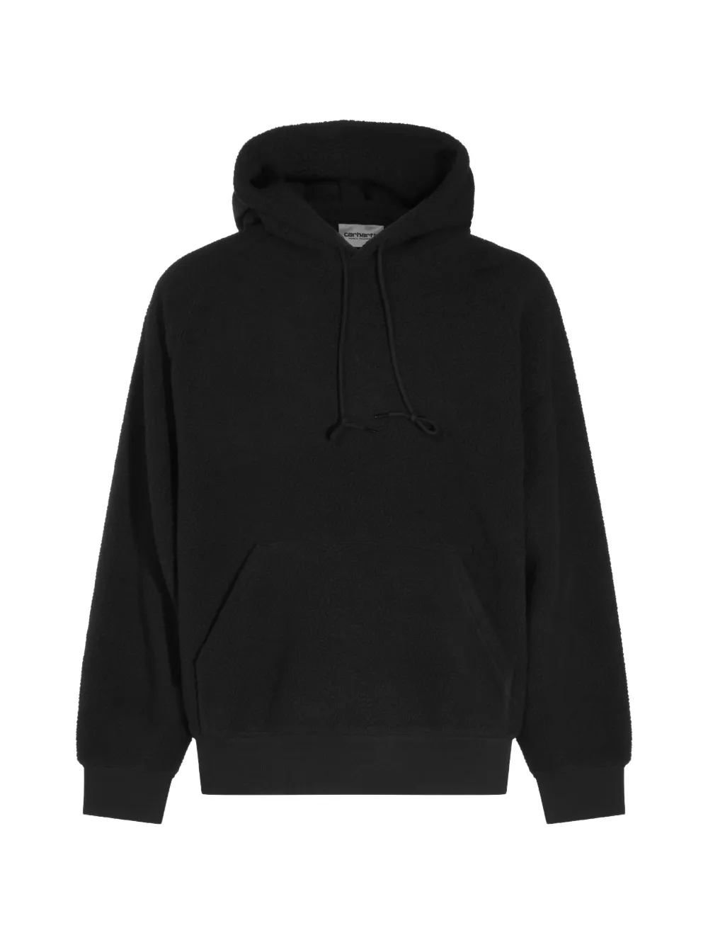 Carhartt WIP Limn C fleece hoodie met borduurwerk Zwart
