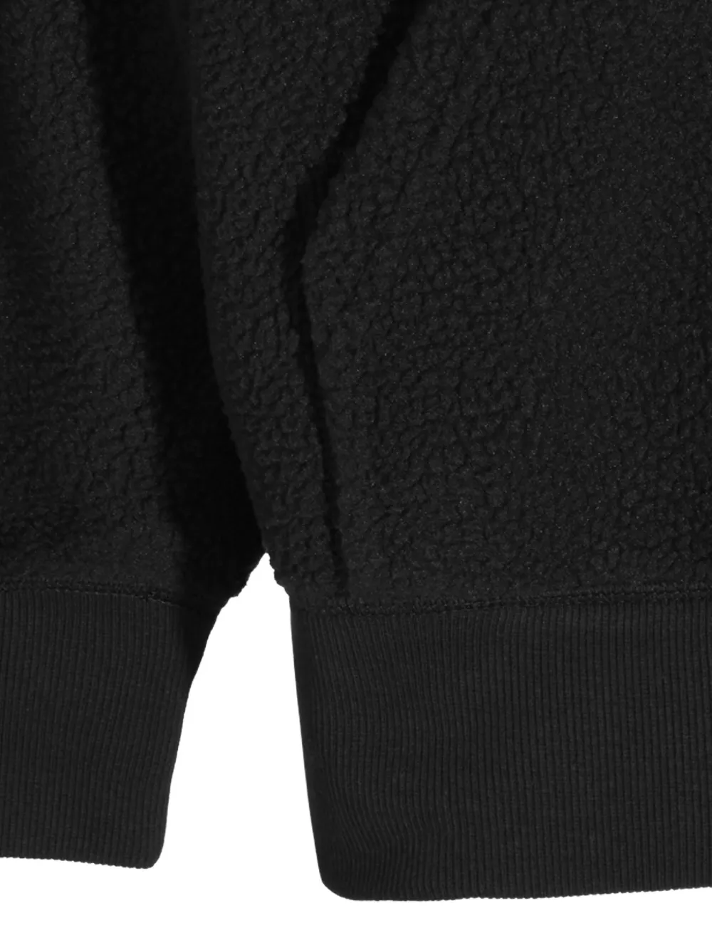 Carhartt WIP Limn C fleece hoodie met borduurwerk Zwart