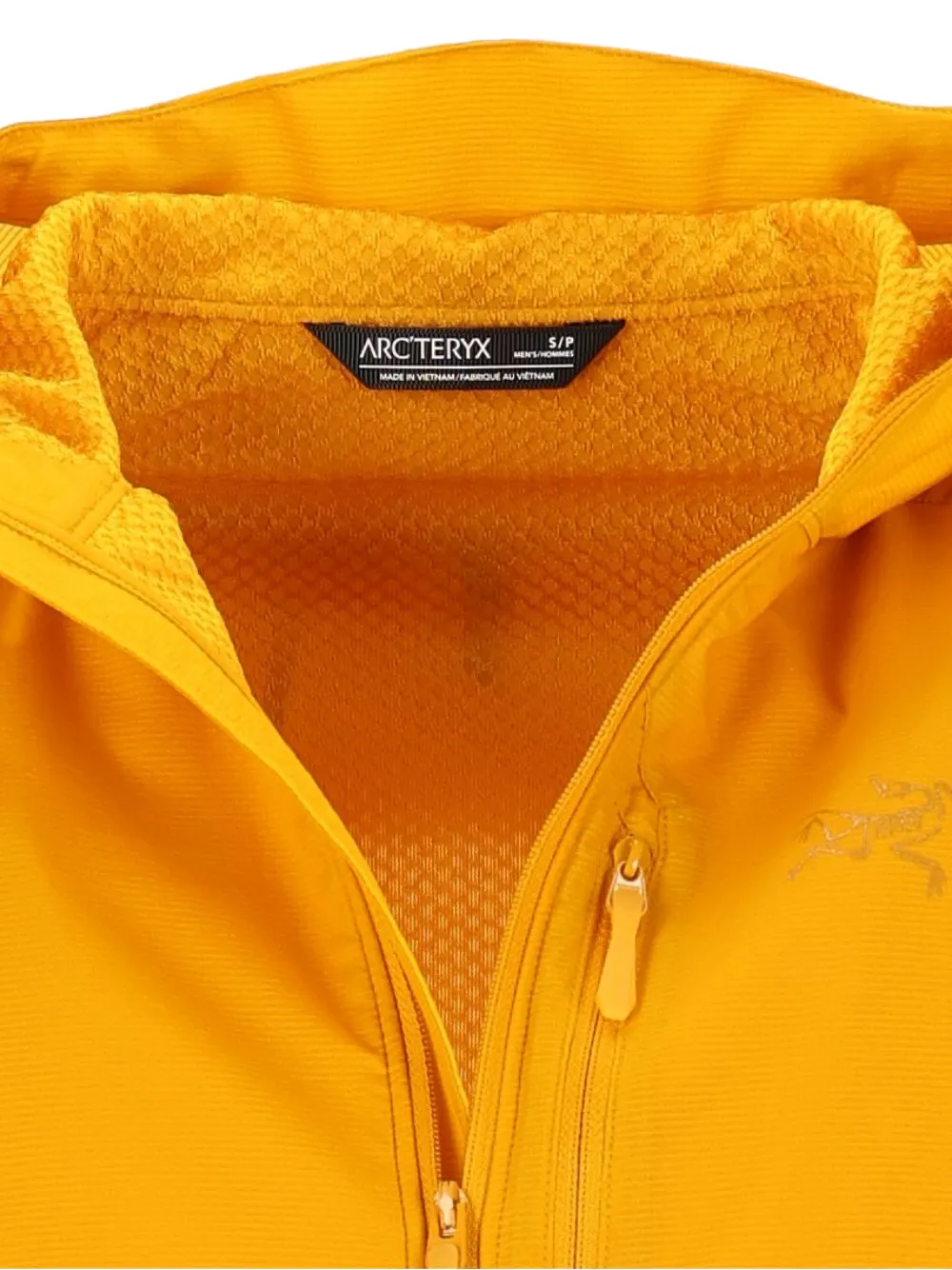 Arc'teryx Delta Hybrid hoodie met rits Geel