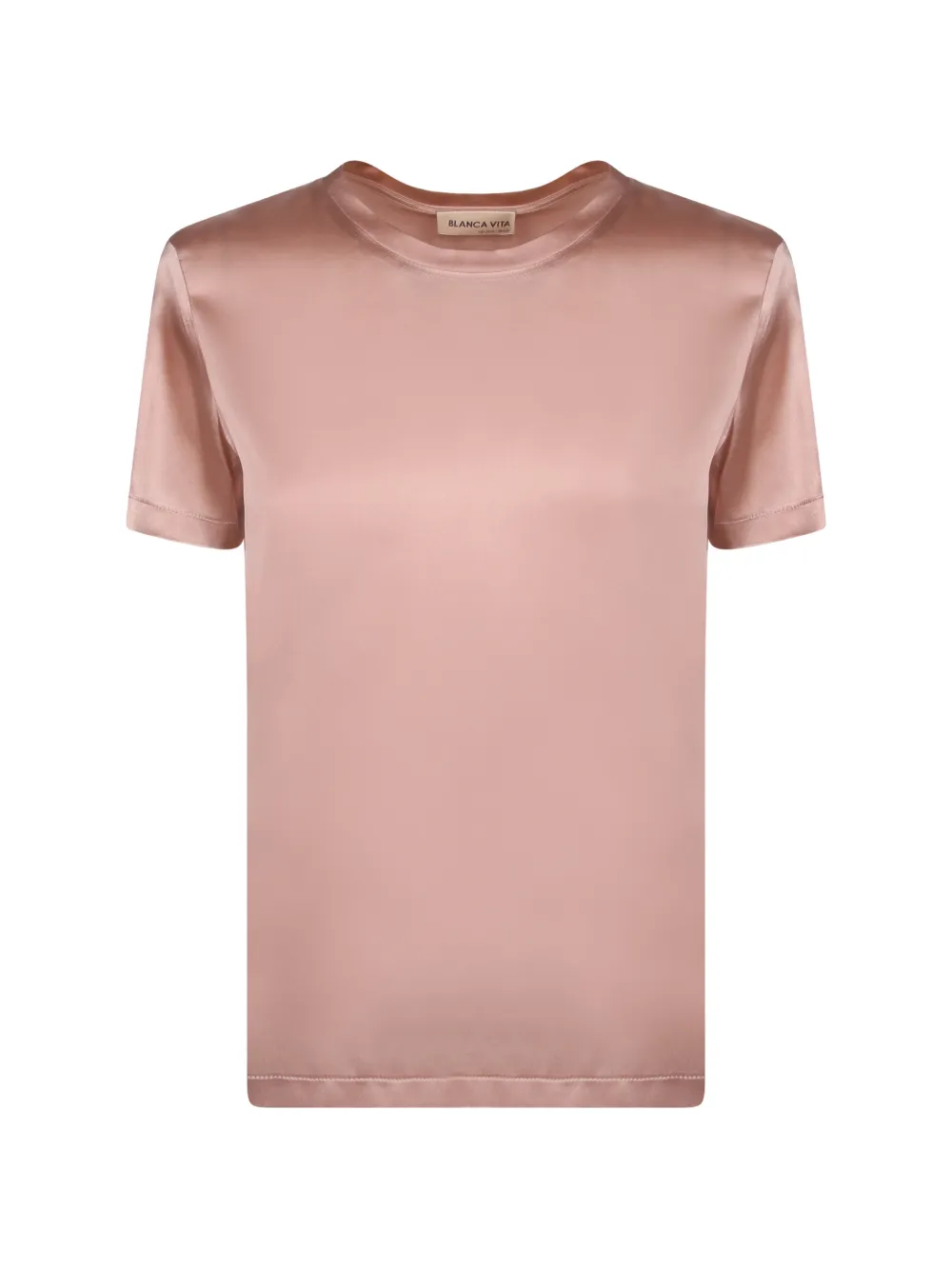 Blanca Vita satin-finish T-shirt