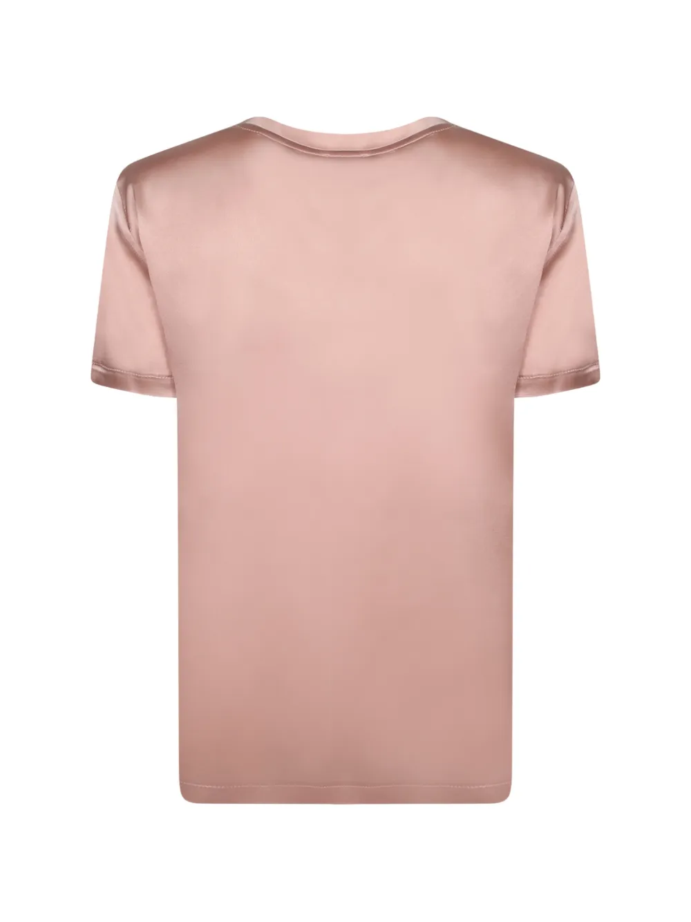 Blanca Vita T-shirt met satijnen afwerking Roze