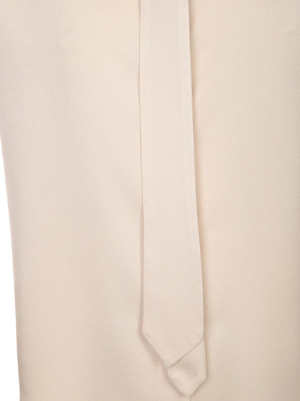 Blanca Vita Blouse met gestrikte hals en lange mouwen Beige
