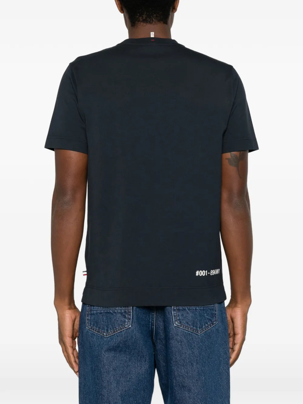 Moncler Grenoble logo-print T-shirt Blauw