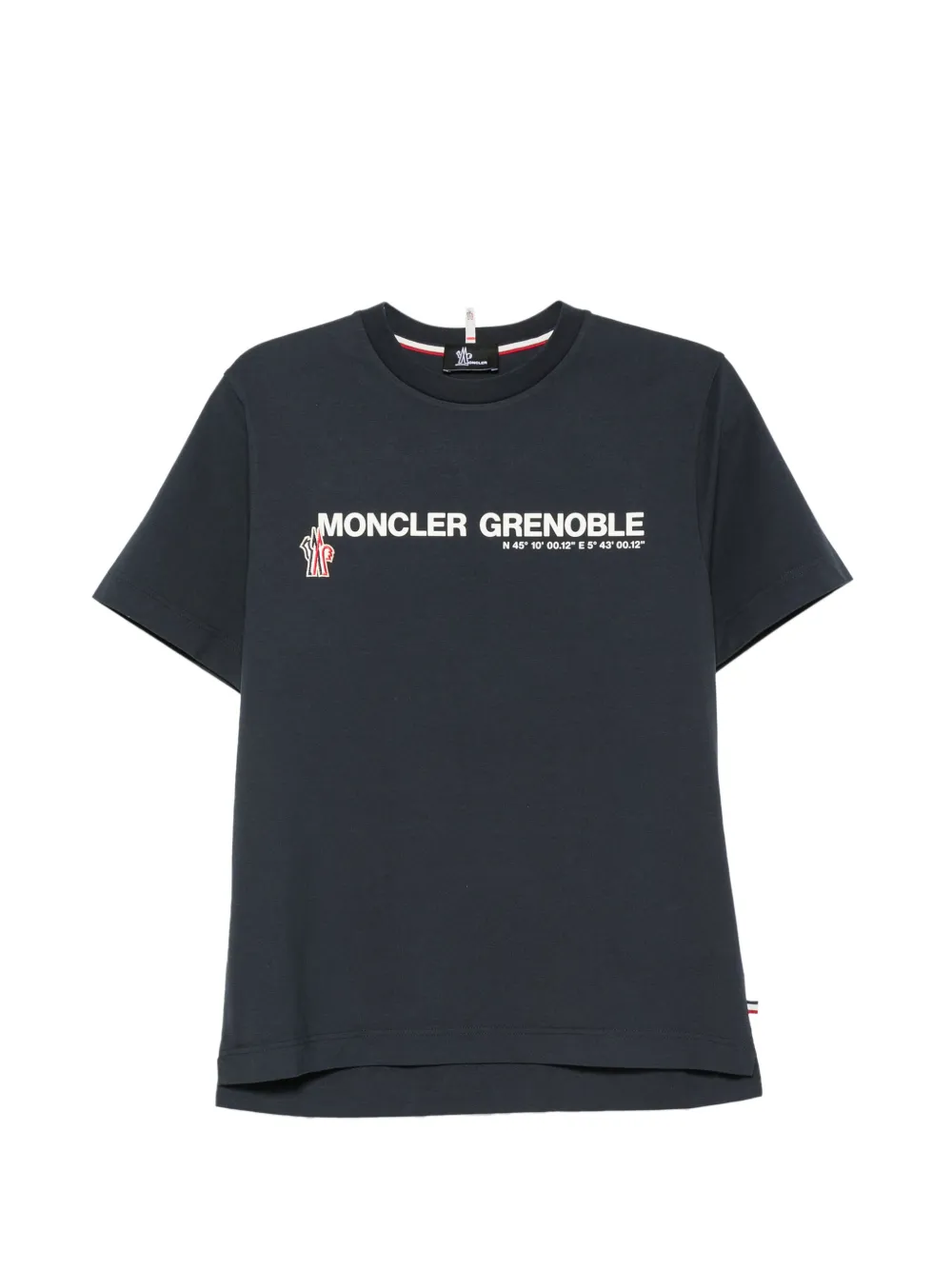 Moncler Grenoble logo-print T-shirt Blauw