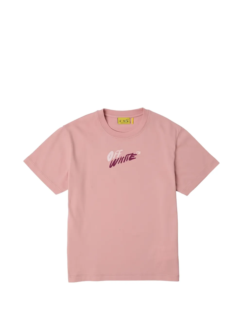 Off-White Kids Arrows logo-print T-shirt - Rosa