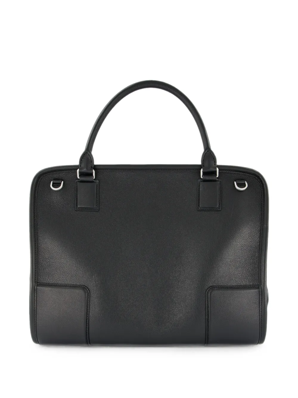 LOEWE x Cosima Von Bonin grote Amazona 180 Lazy Dog leren shopper Zwart