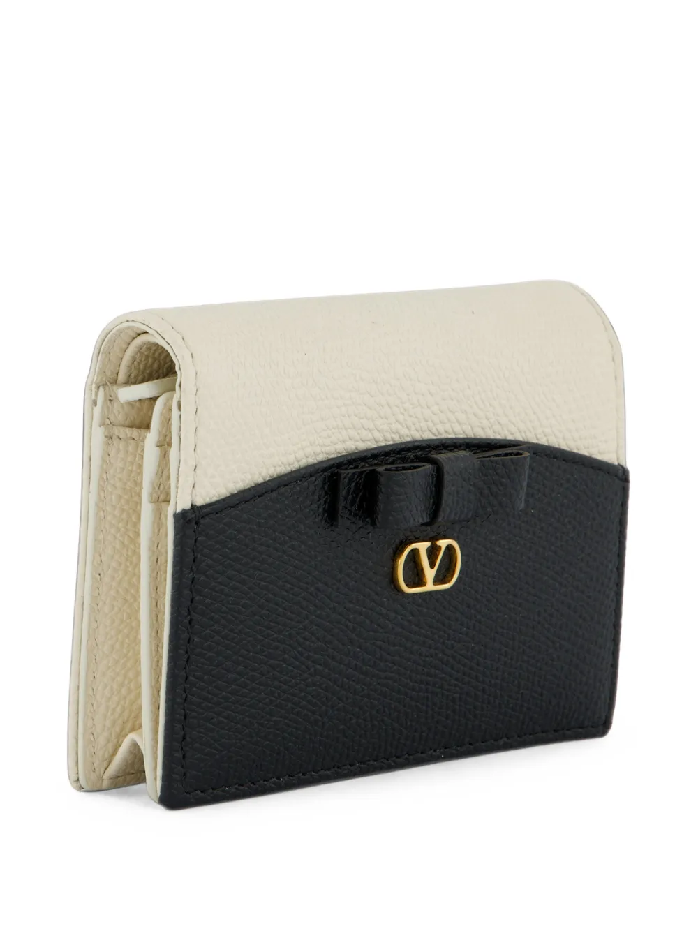 Valentino Garavani VLogo Signature portemonnee met strik Wit
