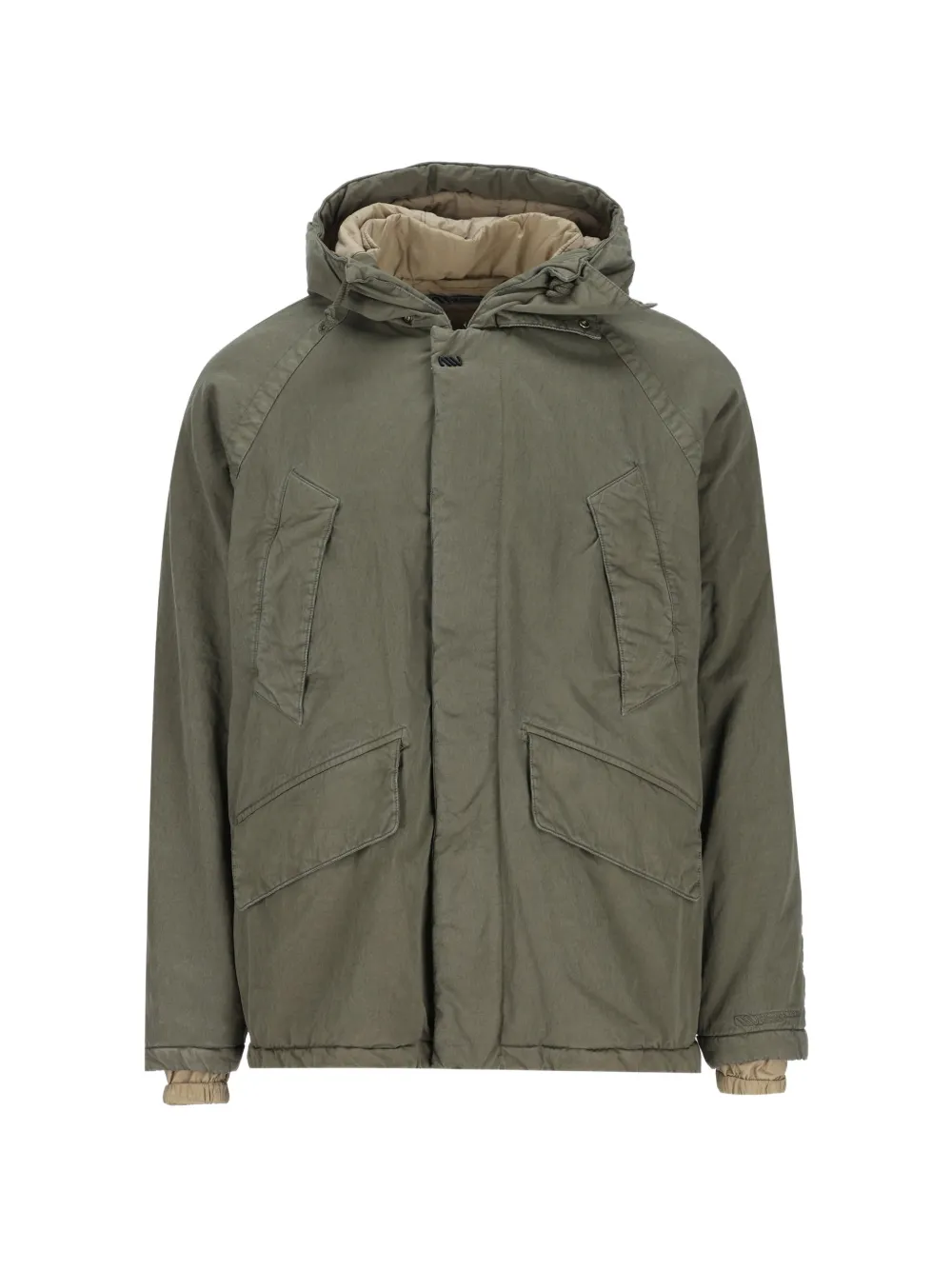 Massimo Osti Studio hooded raglan-sleeve jacket - Verde