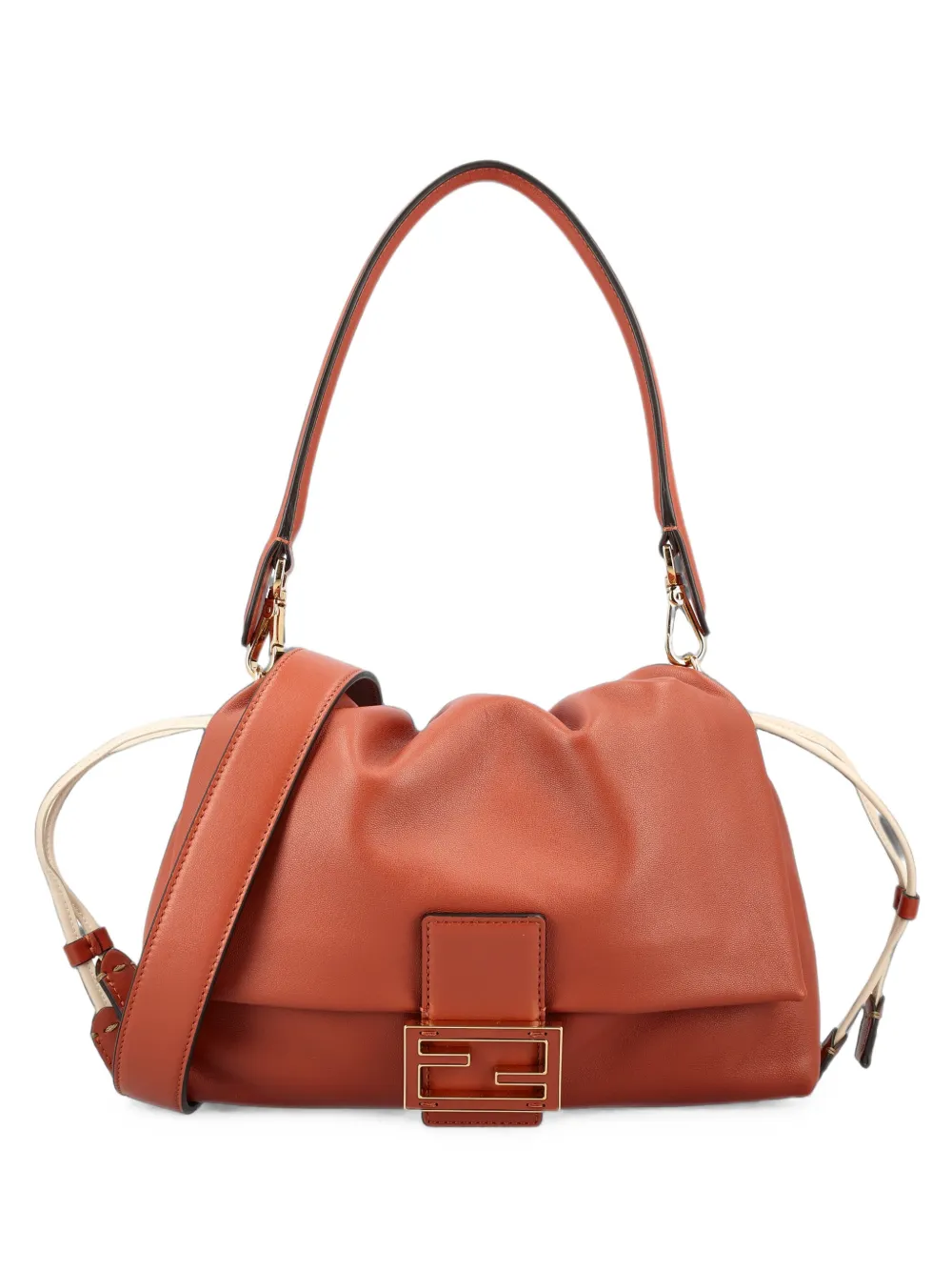 FENDI medium Mamma Baguette leather shoulder bag