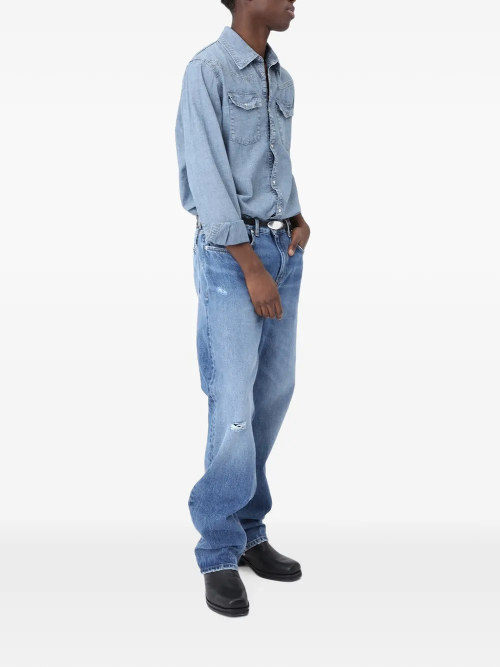 Won Hundred Tony straight-leg jeans Blauw
