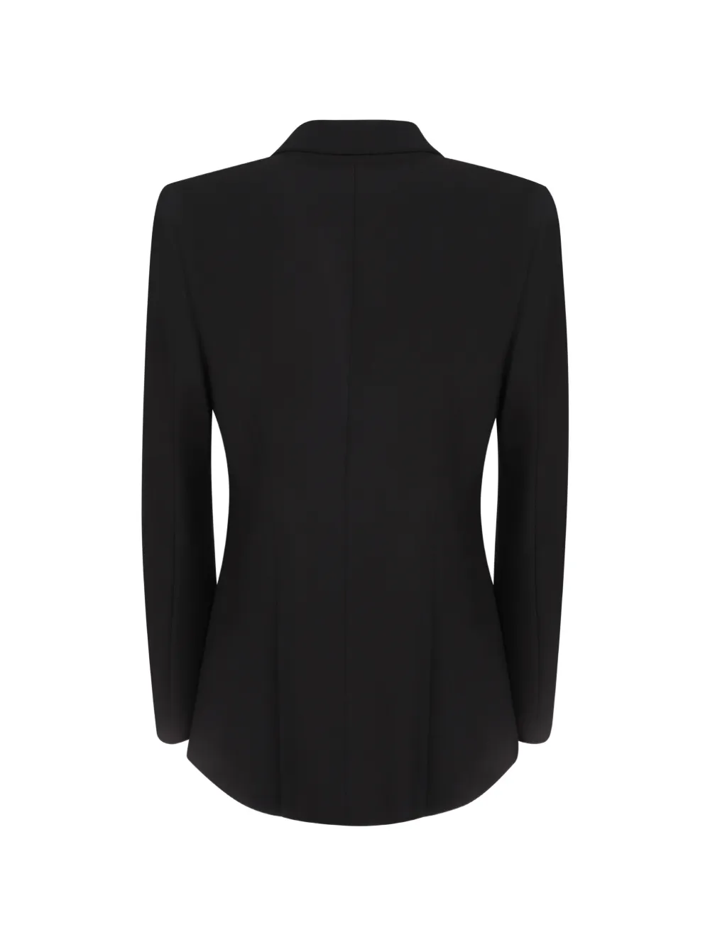 Blanca Vita peak-lapels single-breasted blazer Zwart