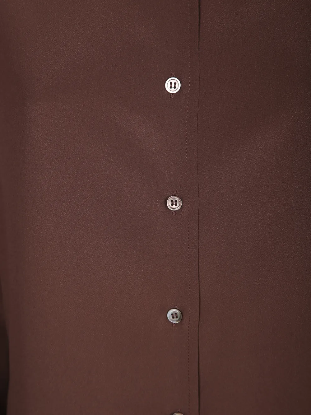 Blanca Vita Button-up blouse met lange mouwen Bruin