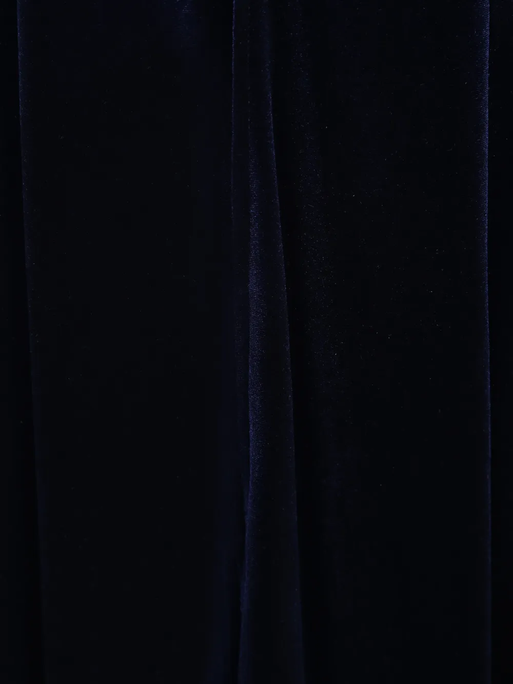 Blanca Vita Fluwelen midi-jurk met lange mouwen Blauw