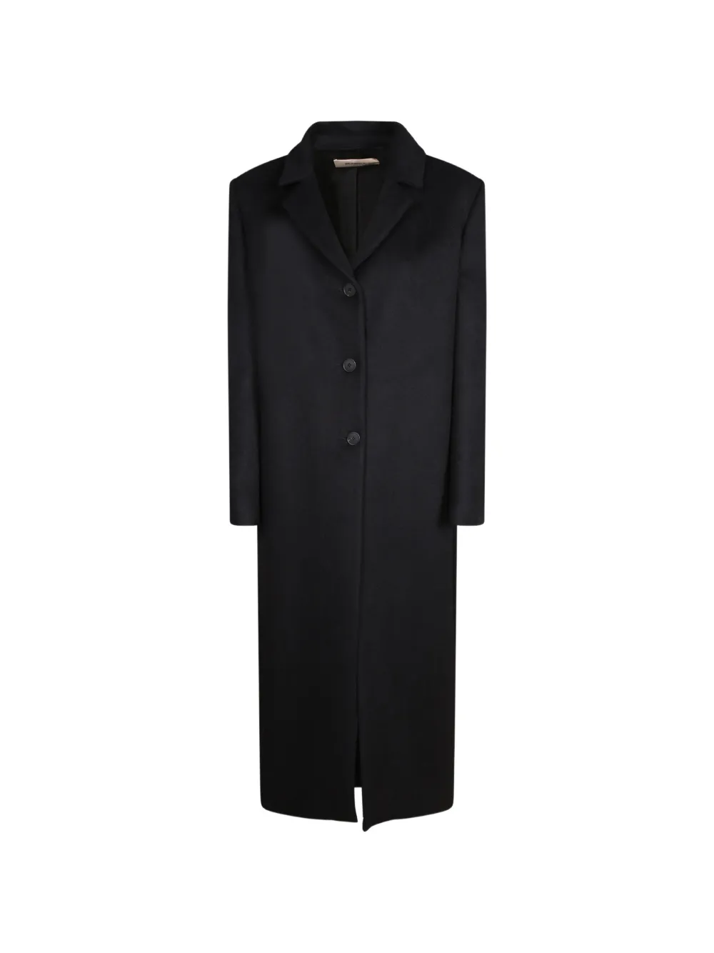 Blanca Vita single-breasted notched-lapels coat - Nero