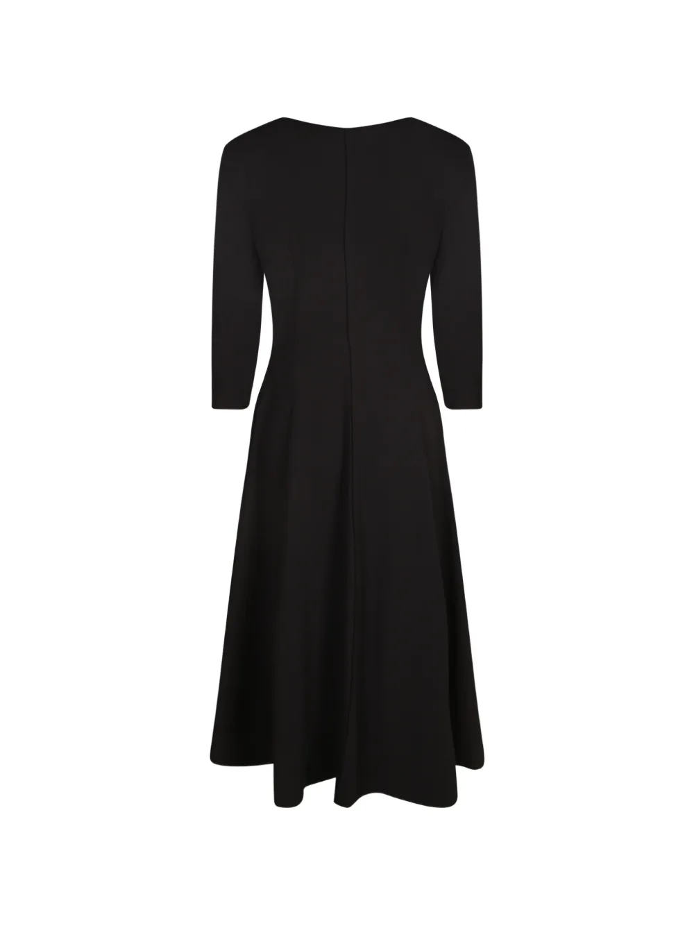 Blanca Vita Midi-jurk met cropped mouwen Zwart