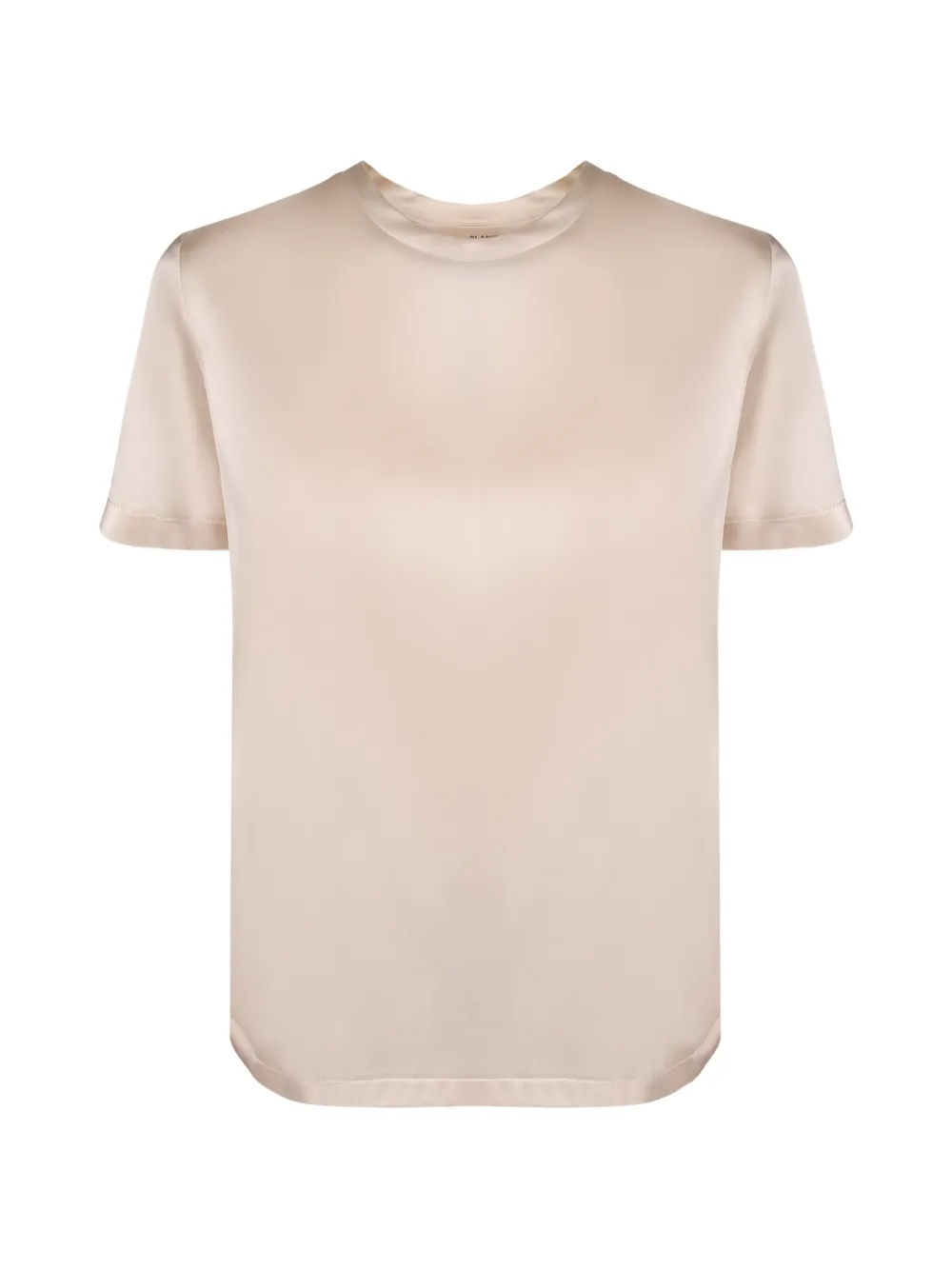 Blanca Vita satin-finish T-shirt - Tons neutres