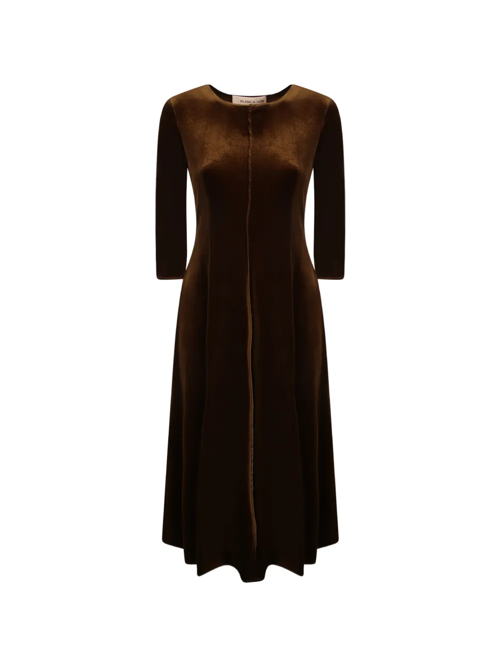 Blanca Vita velvet midi dress - Green