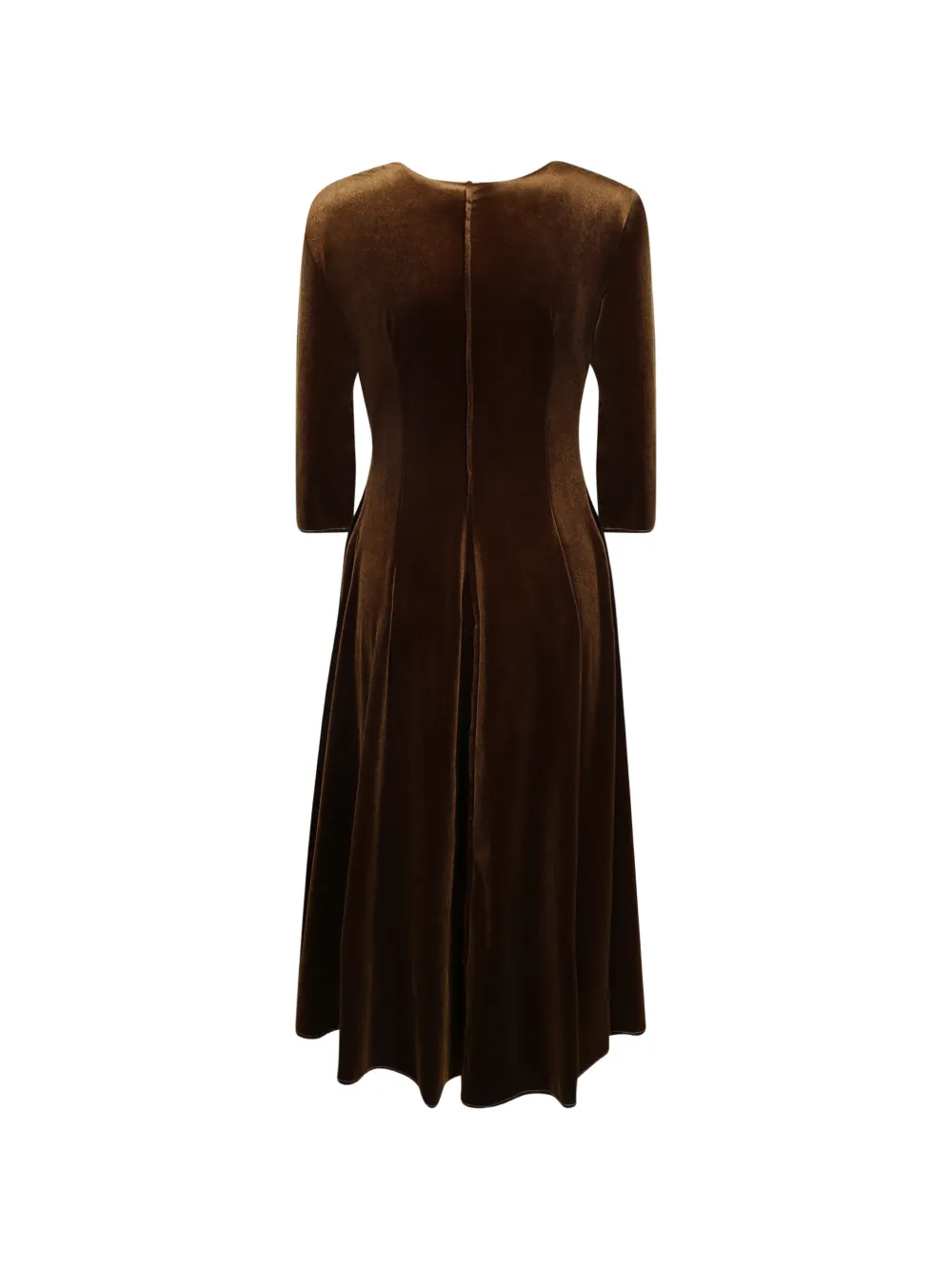 Blanca Vita Fluwelen midi-jurk Groen