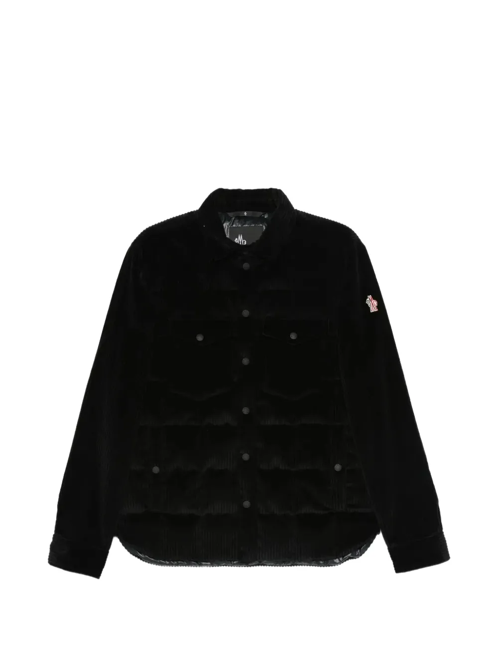 Moncler Grenoble Gelt corduroy-quilted shirt jacket - Noir Moncler Grenoble Gelt corduroy-quilted shirt jacket - Noir
