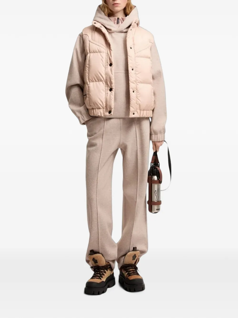 Moncler Grenoble drawstring pintuck-detail track pants
