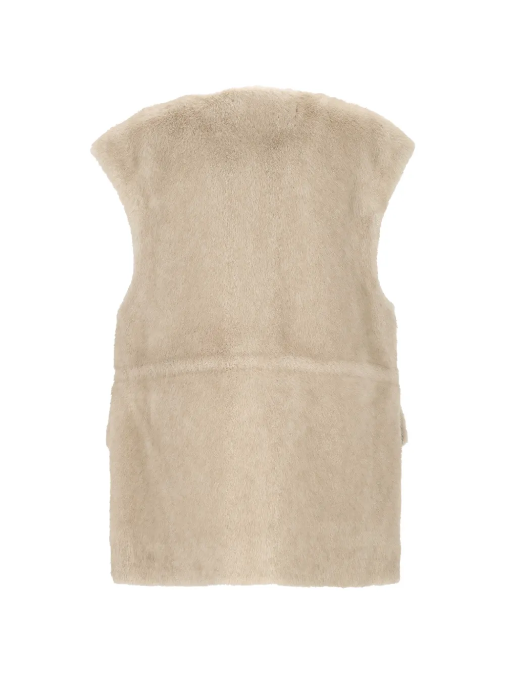 Urbancode Omkeerbaar jack van imitatiebont Beige