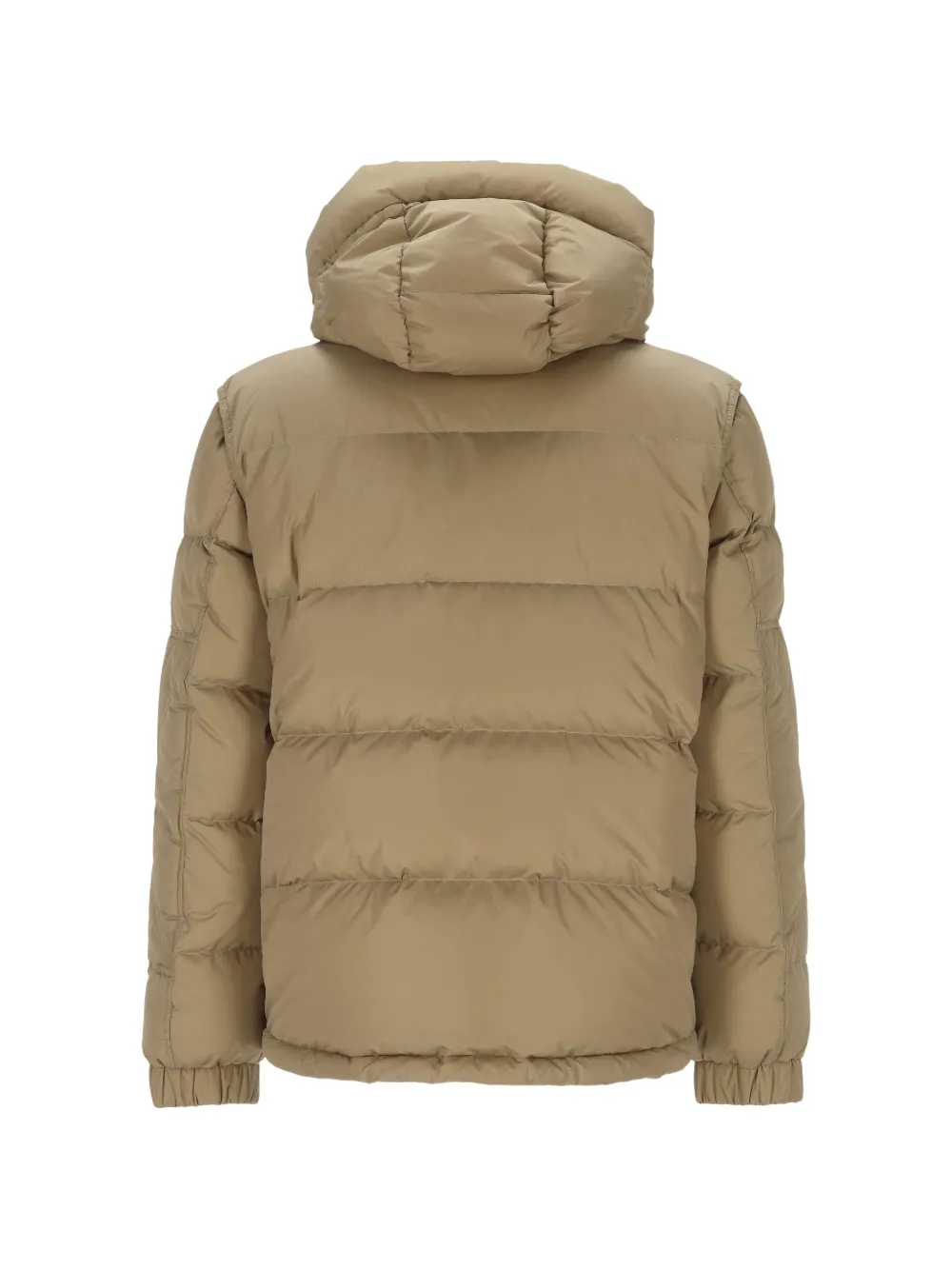 Moncler Grenoble Gevoerd jack met capuchon Beige