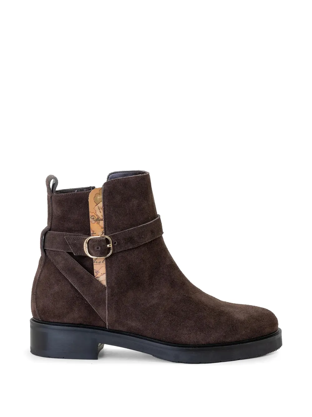 ALVIERO MARTINI 1° CLASSE bottines en daim à boucle - Marron ALVIERO MARTINI 1° CLASSE bottines en daim à boucle - Marron