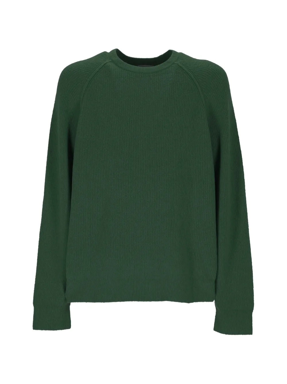 American Vintage Ribgebreide trui met raglan mouwen Groen