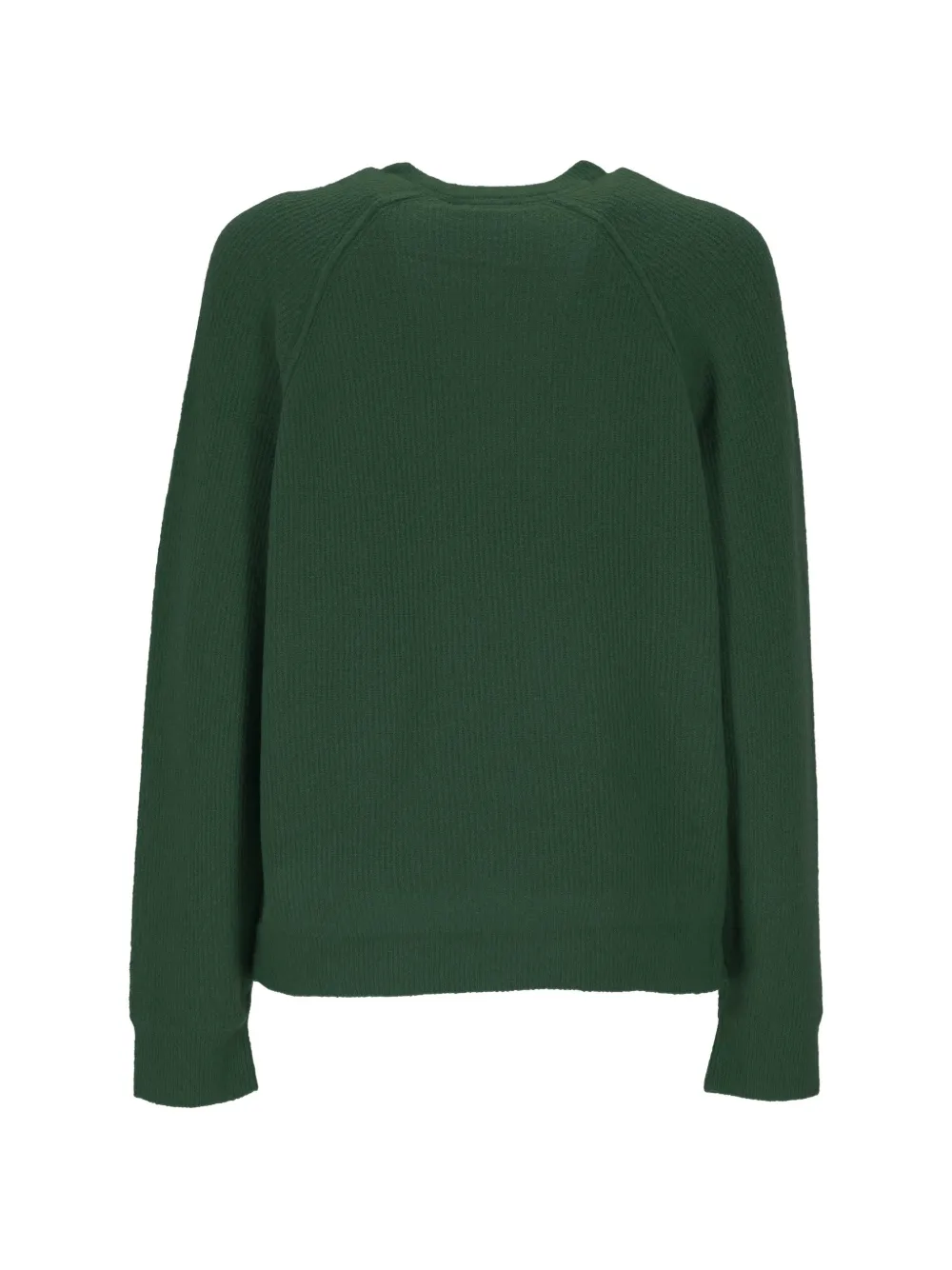 American Vintage Ribgebreide trui met raglan mouwen Groen