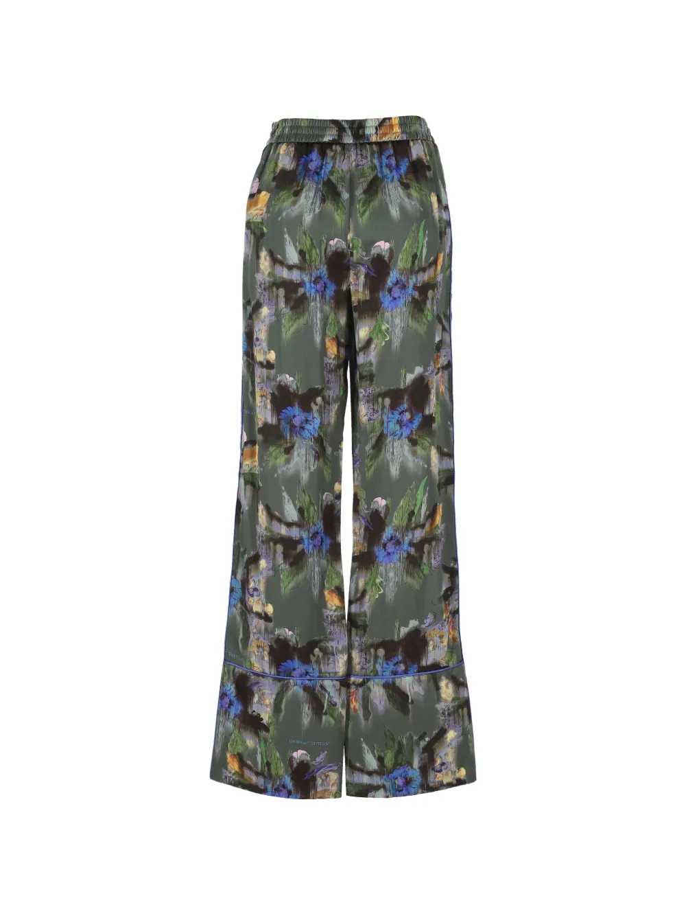 Off-White Broek met wijde pijpen Groen