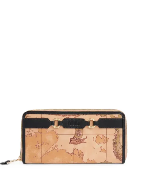 ALVIERO MARTINI 1° CLASSE Geo Classic Portemonnaie mit Karten-Print