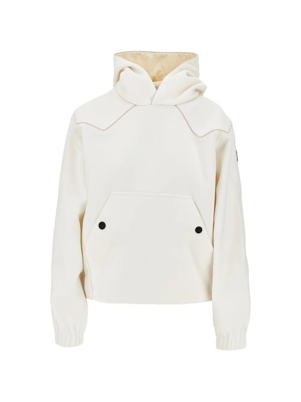 Moncler Grenoble logo-patch panelled hoodie