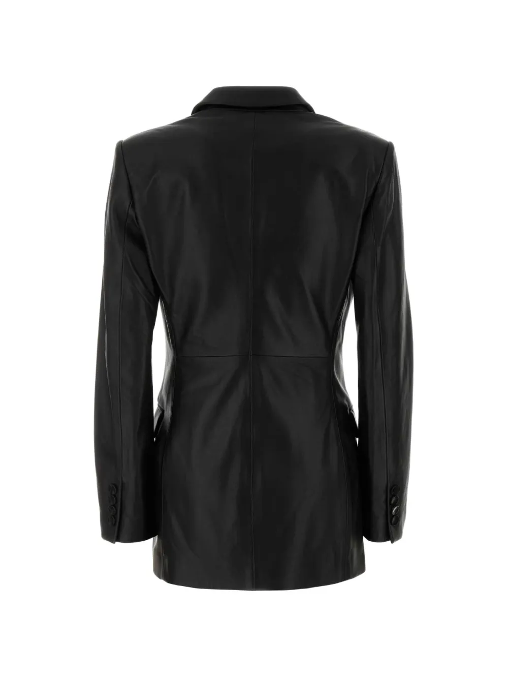 Blumarine leather blazer Zwart